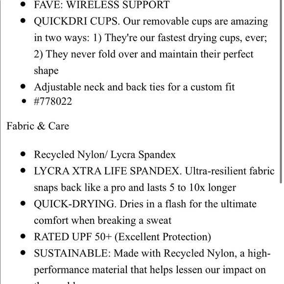 Athleta Polynesia High Neck Ladder Halter Bikini Top 778022 Black Size Small. - Picture 10 of 10